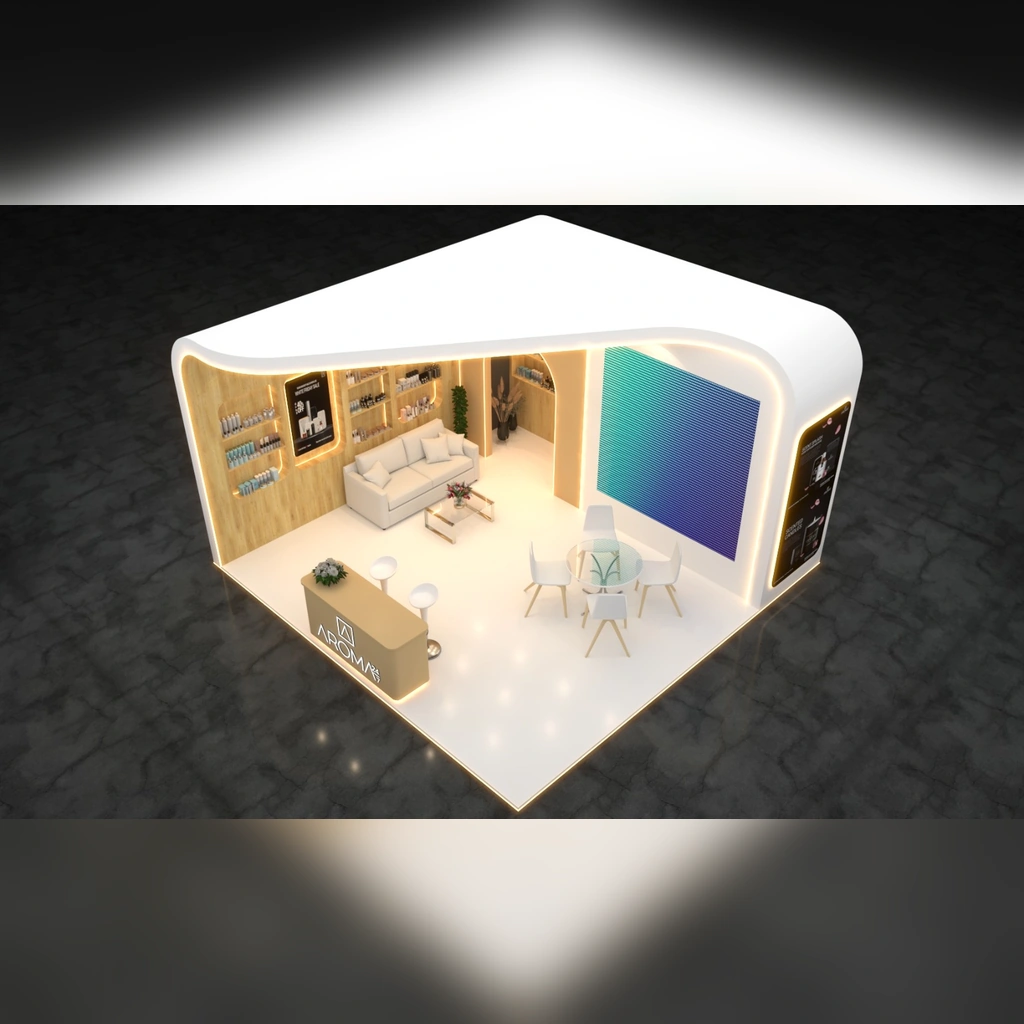 20x20 booth designs