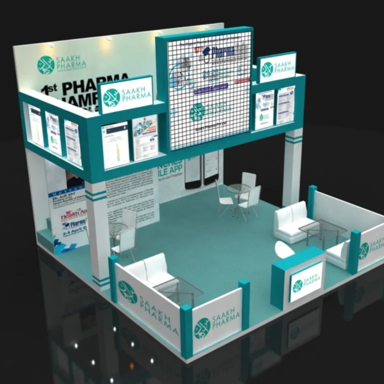 double-deck booth design